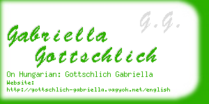 gabriella gottschlich business card